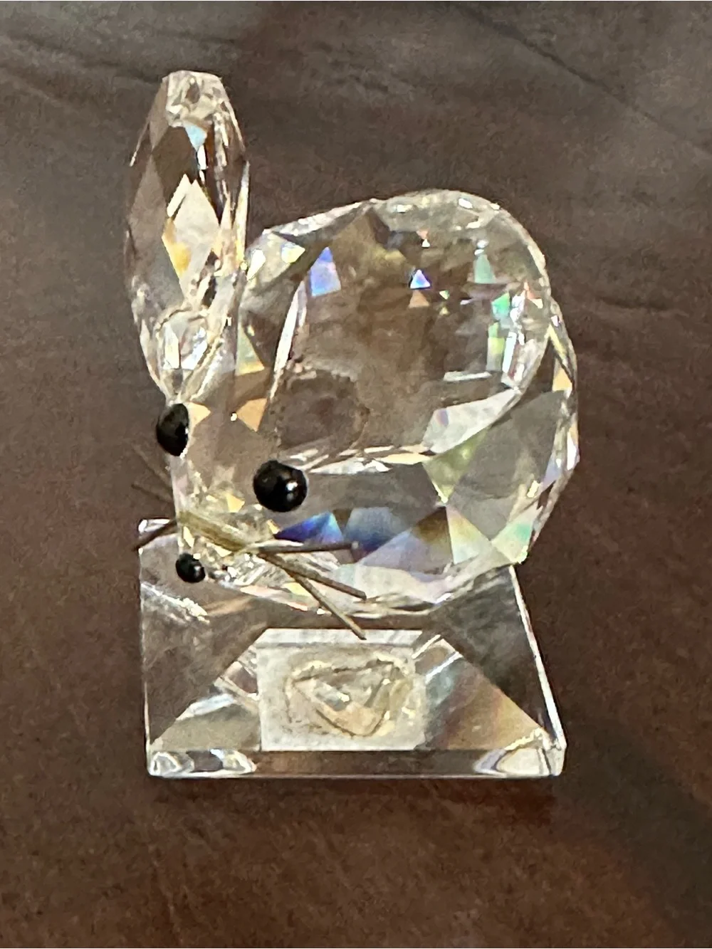 Swarovski Crystal Mouse **Missing Tail**